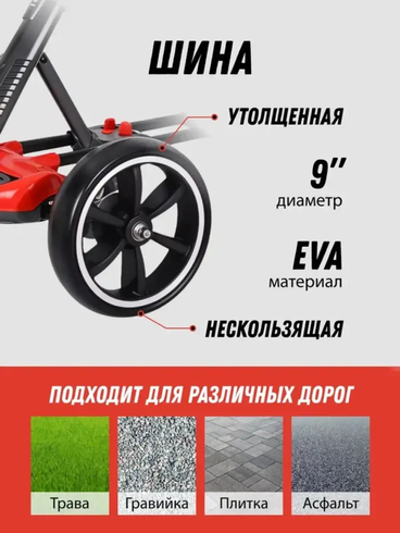 Електромобіль складний з акумулятором 6V 4.5Ah та швидкістю до 6 км/год/M-6072 Eco Koleso