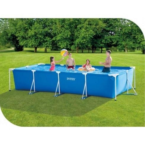 Каркасний сімейний прямокутний басейн Intex "Mini Frame Pool" 28274 7127л