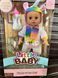 Кукла пупс говорящая с бутылочкой и салфетками Little Baby желтая Бемби