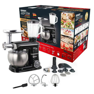 Кухонный комбайн 7в1 (тестомес, мясорубка, блендер, миксер) Zepline ZP-072 4200 W