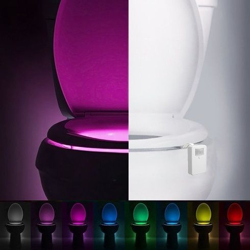 Led подсветка для унитаза с датчиком движения TOILET Light Bowl