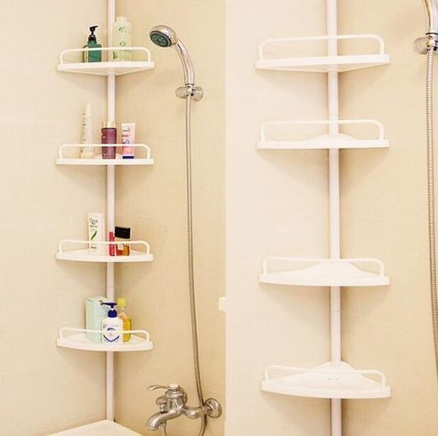 Угловая полка для ванной комнаты Multi Corner Shelf, металлическая