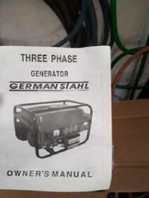 Генератор бензиновый German Stahl GS8500E