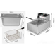 Фритюрница профессиональная Dotvix Electric Fryer D-803 электрическая 2800W 6L