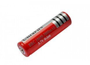 Акумулятор BRC 18650 3,7V 3000mAh Li-ion, Червоний