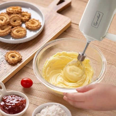 Міксер ручний для яєць UKC Egg-Whisk з трьома швидкостями 20Вт