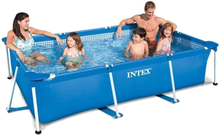 Басейн каркасний Intex 28271 прямокутний 260х160х65 см об'єм 2282л