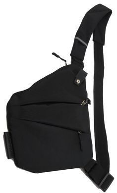 Мужская сумка мессенджер через плечо Cross Body 4634 мини рюкзак антивор для телефона ключей и документов Черный