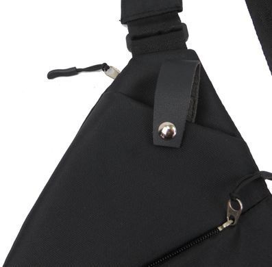 Мужская сумка мессенджер через плечо Cross Body 4634 мини рюкзак антивор для телефона ключей и документов Черный