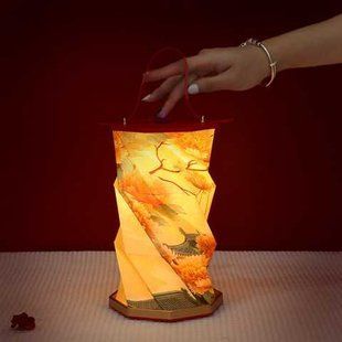 Настольный вращающийся светильник &ndash; ночник Rotating lamp USB с встроенным аккумулятором и сенсорным управлением