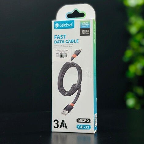 Кабель USB- Lightning CB 33 CELEBRAT / Кабель плоский USB-Lightning