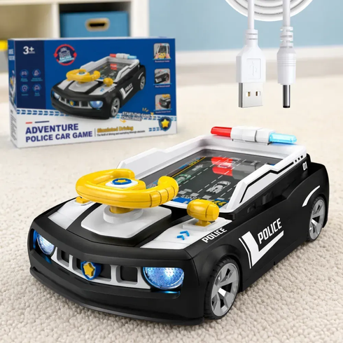 Дитячий симулятор водіння / Ігровий гоночний симулятор Adventure Racing Car 6608E Чорний