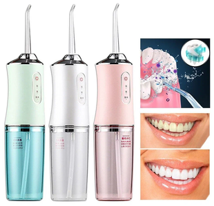 Іригатор портативний Oral Irrigator 3 режими роботи, 2 насадки, Білий