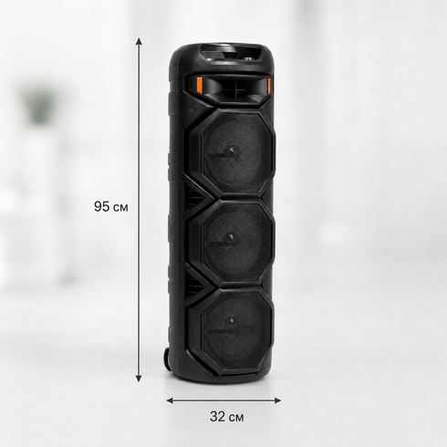 Колонка ZQS8301 Bluetooth 8дюймов / Колонка з бездротовим мікрофоном / Акустична система + пульт ДК