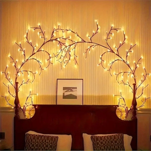 Гирлянда 1,5 м 144 LED, USB, 8 режимов, теплый свет