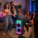 Портативна акустика ZXX-5590 100Вт / Bluetooth Колонка 88х32х32см / Акумуляторна, акустична система / Караока колонка з підсвічуванням + 2 мікрофони