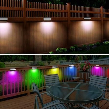 Світильник садовий rgb, вуличний настінний світильник / водонепроникний MULTI