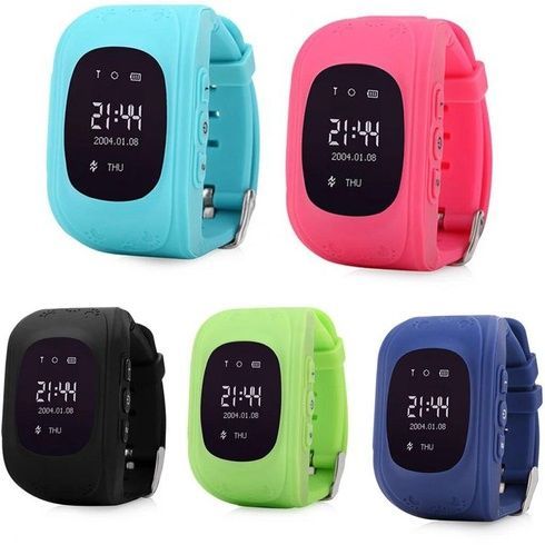 Детские умные часы Smart Baby Watch с GPS трекером Черные