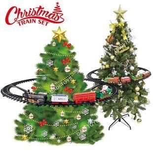 Рождественский поезд на елку Christmas Train Set