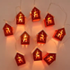 Новогодняя гирлянда 3 м, 20 LED, теплый белый свет, USB