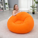 Надувное кресло-пуф Inflatable Sofa / Надувное кресло-мешок 110&times;110&times;85 см Оранжевый