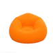Надувное кресло-пуф Inflatable Sofa / Надувное кресло-мешок 110&times;110&times;85 см Оранжевый