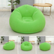 Надувное кресло-пуф Inflatable Sofa / Надувное кресло-мешок 110&times;110&times;85 см Зеленый