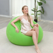 Надувное кресло-пуф Inflatable Sofa / Надувное кресло-мешок 110&times;110&times;85 см Зеленый