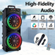 Колонка Bluetooth Wireless Speaker TTD-2807 / Портативна караоке-колонка з RGB-підсвічуванням