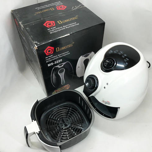 Аэро фритюрница Air Fryer DOMOTEC MS-3220 белый
