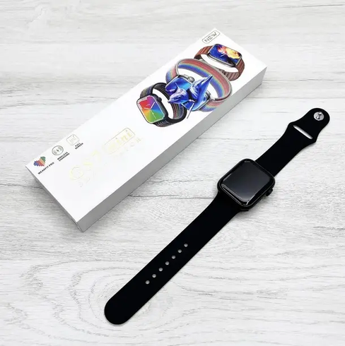 рожевий Смарт-годинник Smart Watch GS7 MINI 41 мм, Фітнес годинник з тонометром та пульсоксиметром