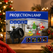 Дитячий LED проектор Projection Lamp з 16 малюнками / Мультиколорний проектор з 3D / LED прожектор дитячий