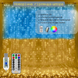 Патриотическая гирлянда штора Флаг Украины 3*3 м 160 LED классическая IP44