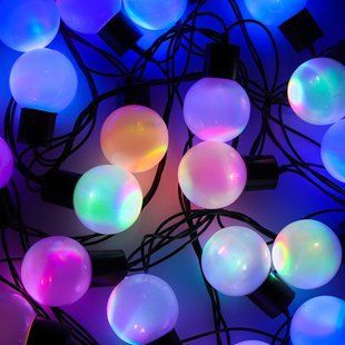 Гирлянда матовый шарик 28LED 5м (флеш) 10мм, Новогодняя бахрама, Светодиодная гирлянда, Уличная гирлянда