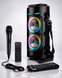 Портативна Bluetooth-колонка Sing-e ZQS4239 з LED-підсвічуванням / Бездротова колонка для вечірок з мікрофоном 30W