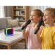 Мини-детское караоке K12 с 2 беспроводным микрофоном, портативная колонка с LED подсветкой BLACK