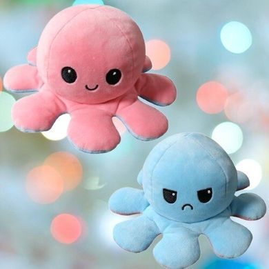Мягкая игрушка Fancy Осьминог-перевёртыш 20 см Розовый/Голубой