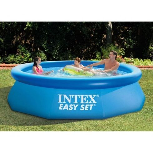 Надувний сімейний басейн фільтр-насос у комплекті 305*61см Intex 28118 3077л (IGR24)