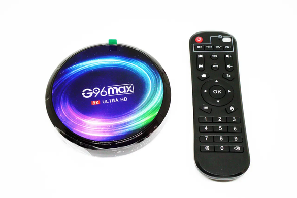 Приставка TV-BOX G96 Max X4 8K 4/64 UltraHD Android 11, Черный
