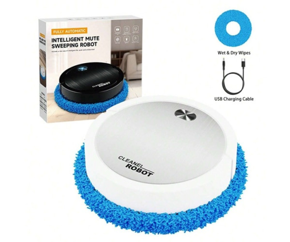 Пилосос-робот круглий акумуляторний 3 в 1 Vacuum 8088 cleaner LY-541