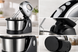 Міксер ручний з чашею Egg beater R.6628 RAF / Кулінарний міксер для тесту 1000 Вт