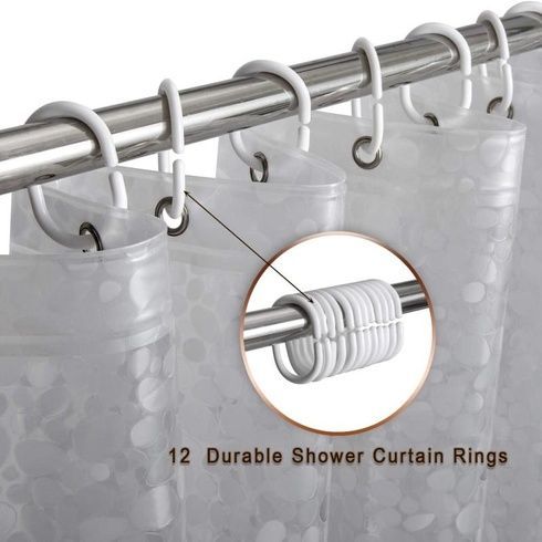 Шторка для ванної кімнати або душу Trento 3D 180x180 см прозорий